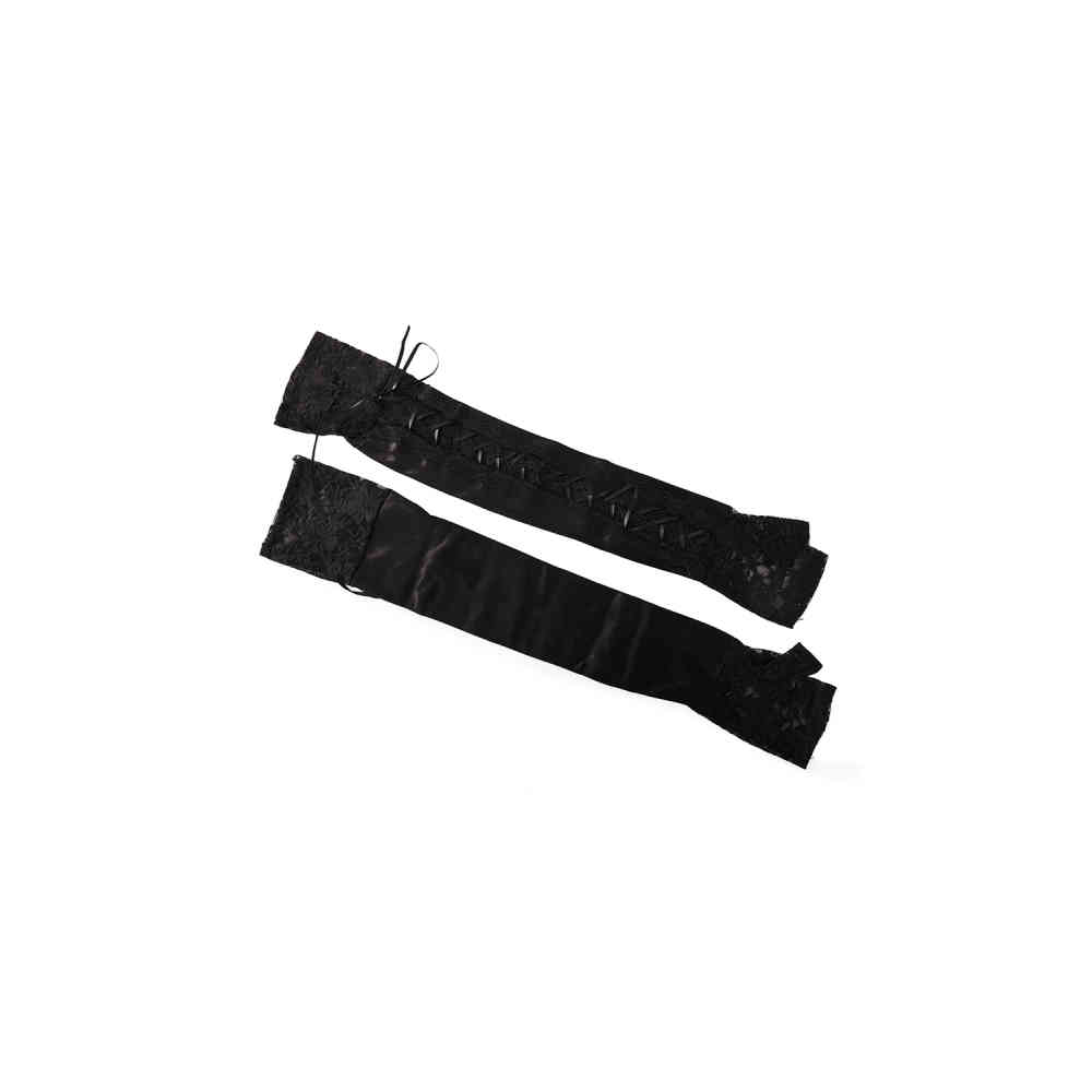 Banned - Venomous Vingerloze handschoenen - Zwart